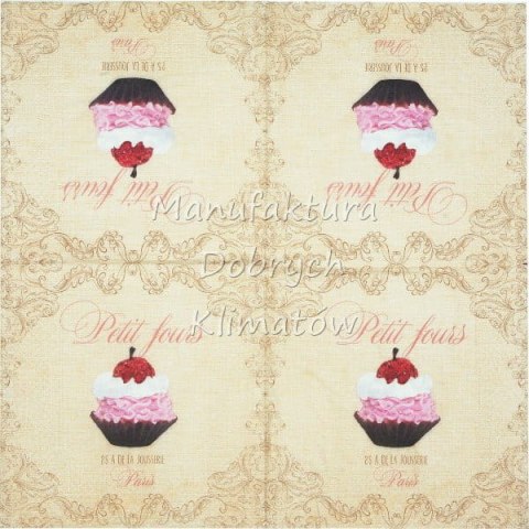 Serwetka nr. 2660 Petit Fours [33x33]