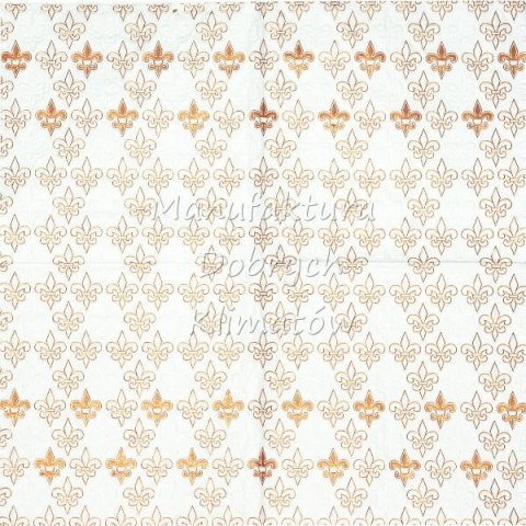 Serwetka nr. 2673 Lilie kupfer [33x33]