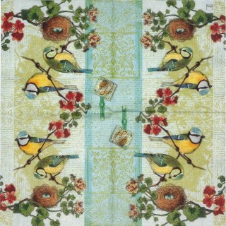 Serwetka nr. 2696 Bird Family [33x33]