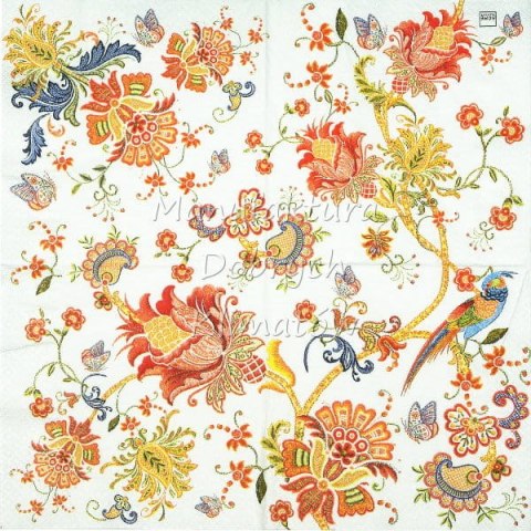 Serwetka nr. 2714 Embroidery Flowers [33x33]