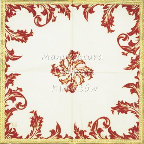 Serwetka nr. 2721 Luxury champ-bordeaux [33x33]