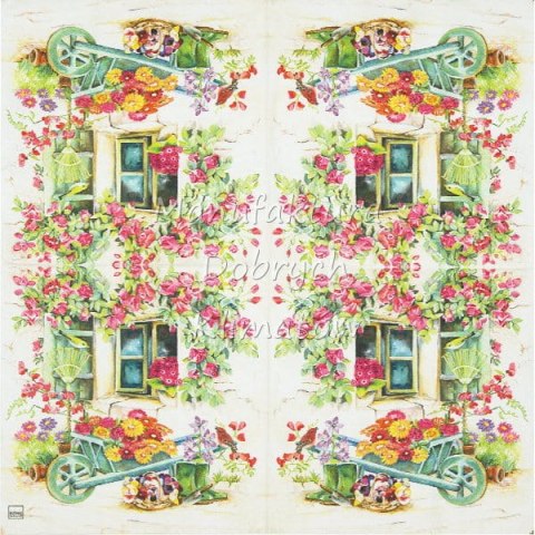 Serwetka nr. 2722 Backyard Garden [33x33]