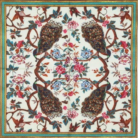 Serwetka nr. 2744 Pfau-Neues Palais [33x33]