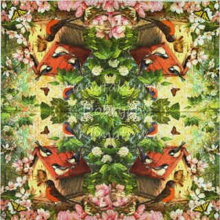 Serwetka nr. 2749 Busy Birdhouse [33x33]