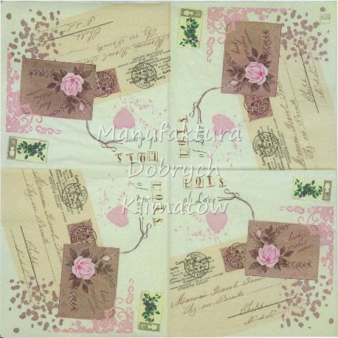 Serwetka nr. 2757 Love Letter [33x33]