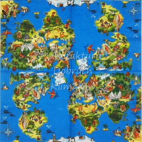 Serwetka nr. 2766 World of Kids [33x33]