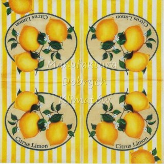 Serwetka nr. 2773 Citrus Limon [25x25]