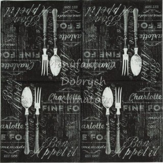 Serwetka nr. 2777 Bon appetit [33x33]