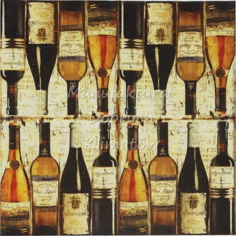Serwetka nr. 2780 Degustation de vin [33x33]