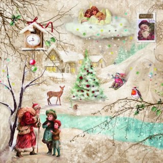 Serwetka nr. 2814 Winter wonderland [33x33]