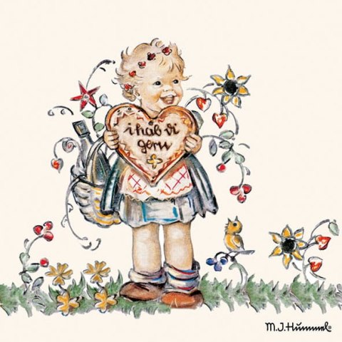 Serwetka nr. 2825 Valentine gift [33x33]