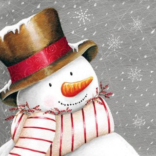 Serwetka nr. 2828 Smiling snowman [33x33]