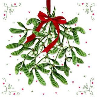 Serwetka nr. 2839 Mistletoe [33x33]