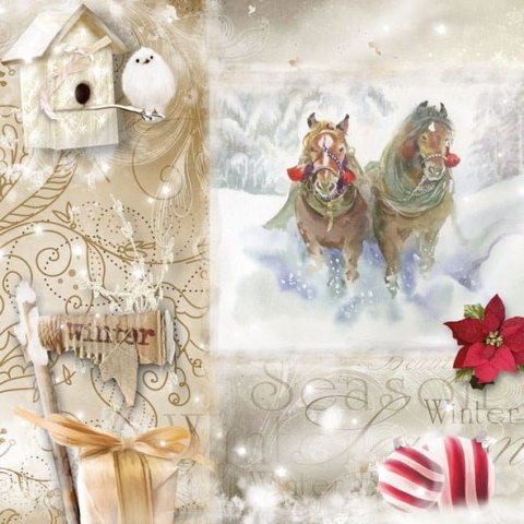 Serwetka nr. 2843 Christmas season [33x33]