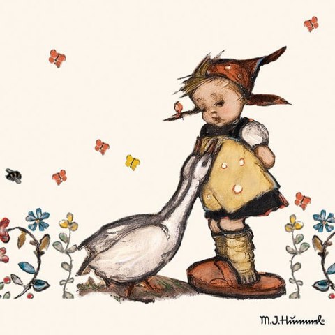 Serwetka nr. 2871 Goose girl [33x33]