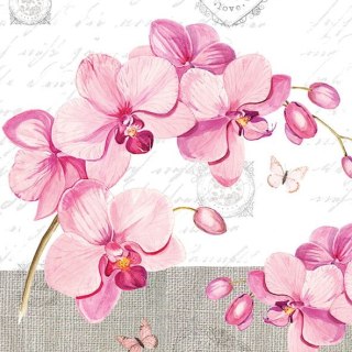 Serwetka nr. 2882 Orchids with love [33x33]