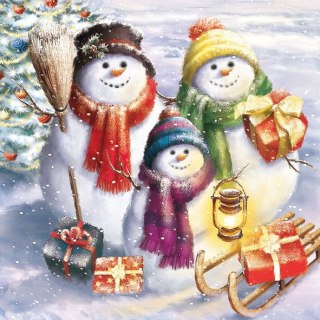 Serwetka nr. 2889 Showmen family [33x33]