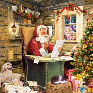 Serwetka nr. 2896 Santas mail [33x33]