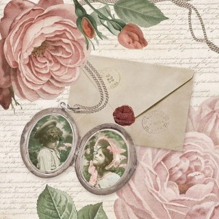 Serwetka nr. 2897 Photo medaillon [33x33]