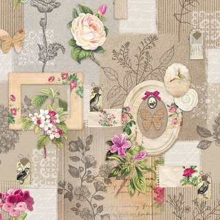 Serwetka nr. 2901 Frames and flowers [33x33]