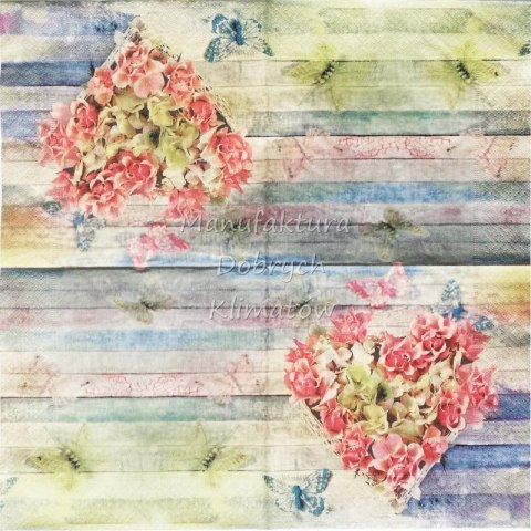 Serwetka nr. 2928 Roses in shape [33x33]