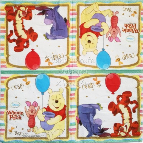 Serwetka nr. 2929 Winie the Pooh [33x33]