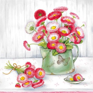 Serwetka nr. 2937 Bellis in pot [33x33]