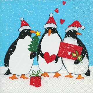 Serwetka nr. 2953 Arctic greetings [33x33]