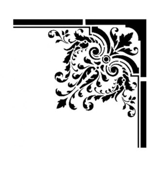 Szablon Cadence 22x22cm KA42