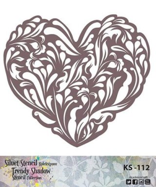 Szablon Trendy Shadow Cadence ok, 25 cm KS112