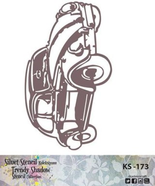 Szablon Trendy Shadow Cadence ok, 25 cm KS173