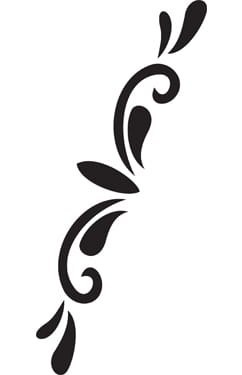 Szablon bordiurowy Cadence 6x20cm K056