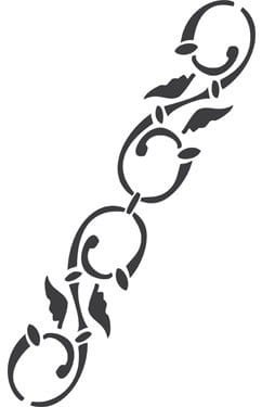 Szablon bordiurowy Cadence 6x20cm K130