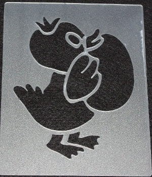 Szablon ozdobny 12x15cm EA05