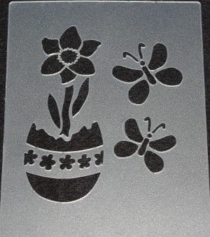 Szablon ozdobny 12x15cm EA12