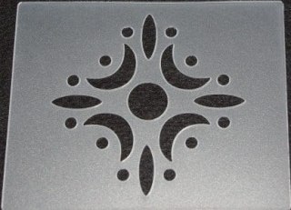 Szablon ozdobny ornamentowy 12x15cm ORN04