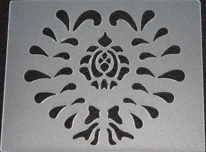 Szablon ozdobny ornamentowy 12x15cm ORN05