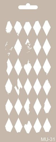 Szablon zmywalny Cadence 10x25cm MU31