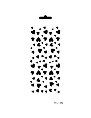 Szablon zmywalny Cadence 10x25cm MU49