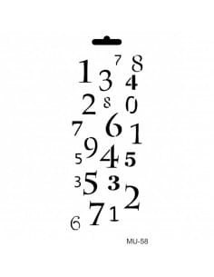 Szablon zmywalny Cadence 10x25cm MU58