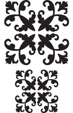 Szablon zmywalny Cadence 15x20cm D0215