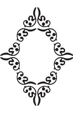 Szablon zmywalny Cadence 15x20cm D0229