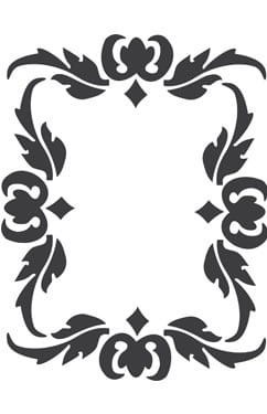 Szablon zmywalny Cadence 15x20cm D0947