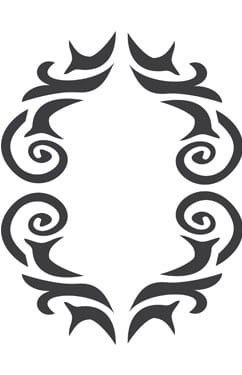 Szablon zmywalny Cadence 15x20cm D1078