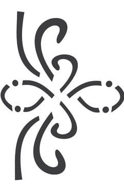 Szablon zmywalny Cadence 15x20cm D1095