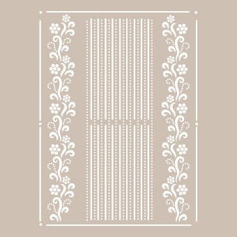 Szablon zmywalny Cadence 21x30cm AS489