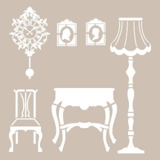 Szablon zmywalny Cadence 21x30cm AS543