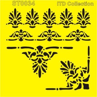 Szablon zmywalny ITD 16x16cm ST0034