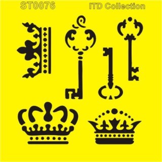 Szablon zmywalny ITD 16x16cm ST0076