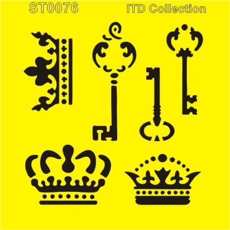 Szablon zmywalny ITD 16x16cm ST0076